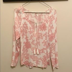 Beautiful Paisley Lovestitch Pink/White Blouse